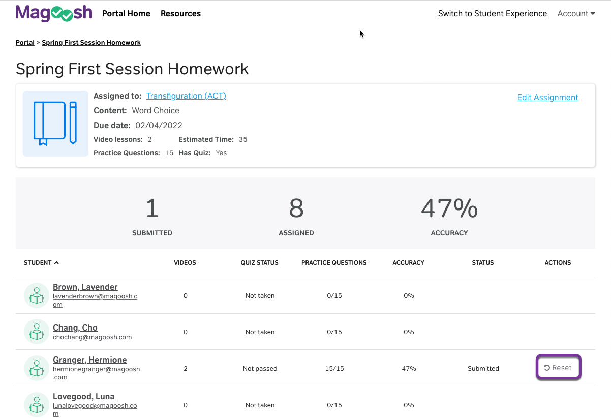 how-do-i-reset-an-assignment